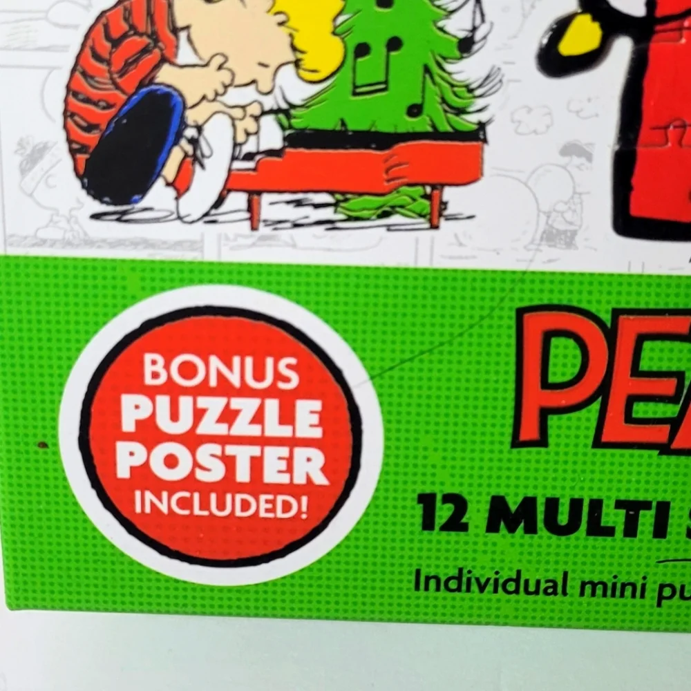 Peanuts 12 Multi Shaped Puzzles